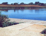 floating dock using hdpe pipe